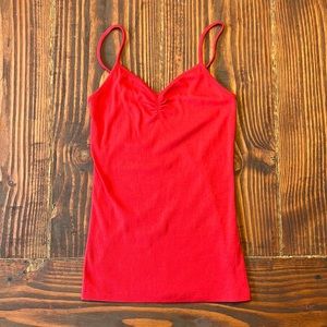 Womens red tank top